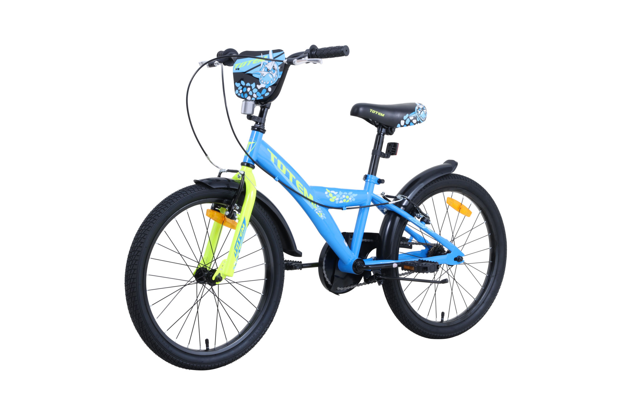 BICICLETA TOTEM INFANTIL ARO 20 ST MACHINE AZUL - 6