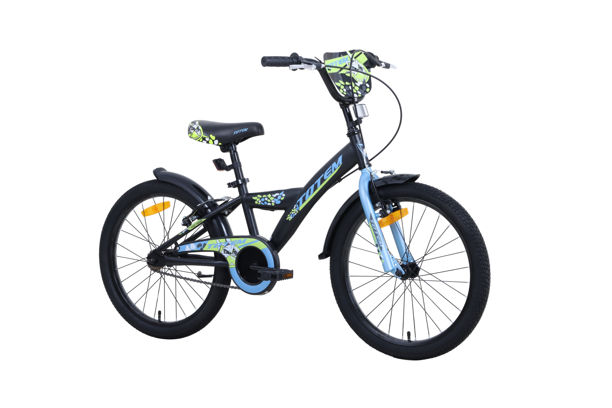 BICICLETA TOTEM INFANTIL ARO 20 ST MACHINE NEGRO - 2