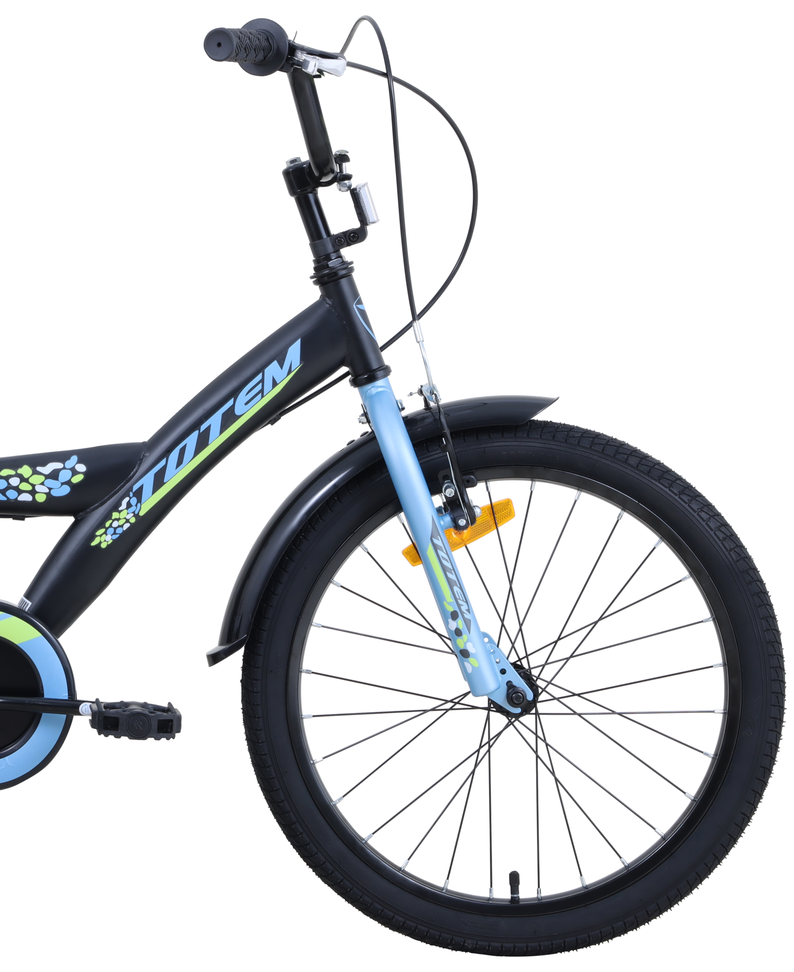 BICICLETA TOTEM INFANTIL ARO 20 ST MACHINE NEGRO - 4