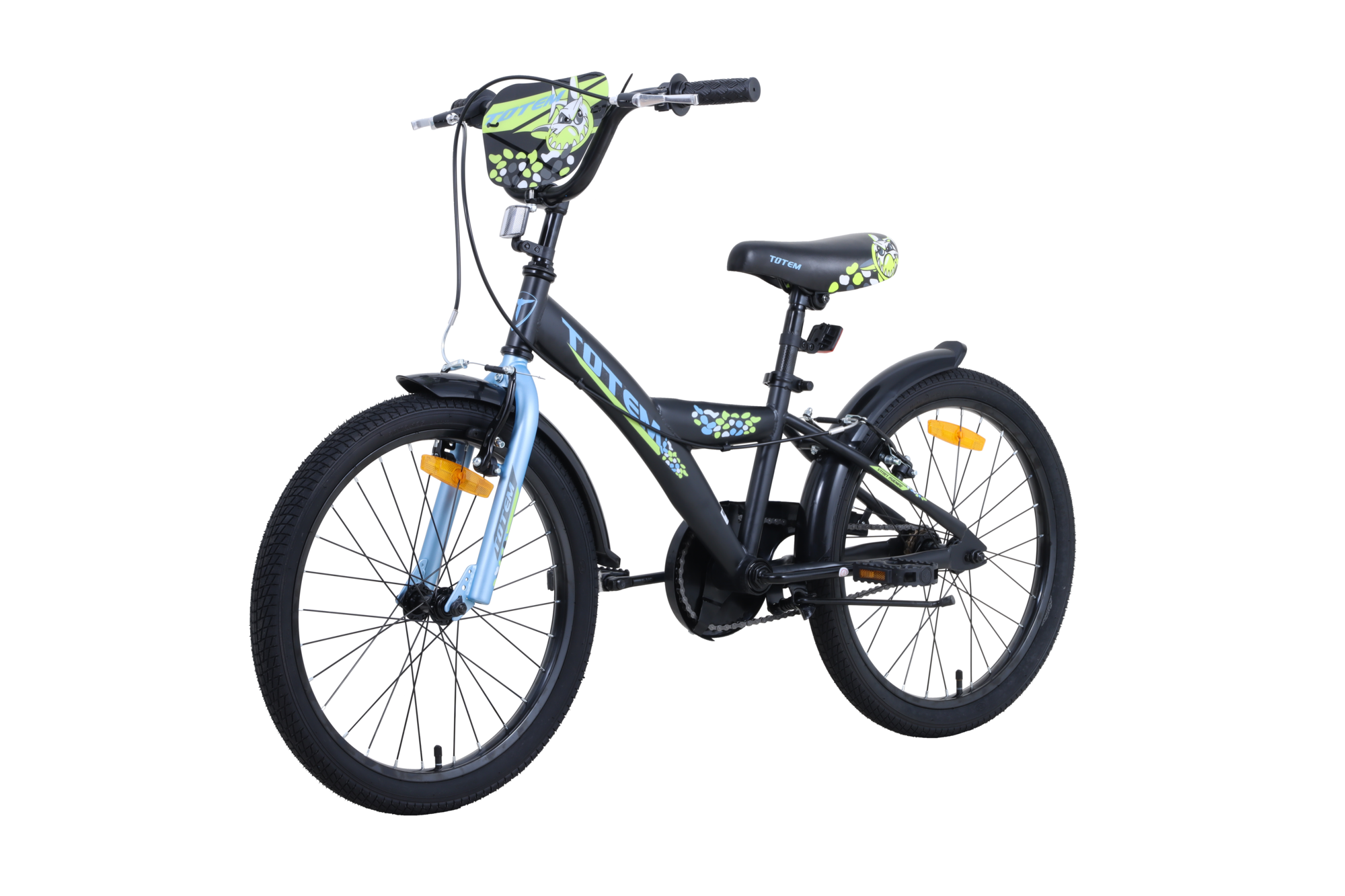 BICICLETA TOTEM INFANTIL ARO 20 ST MACHINE NEGRO - 5