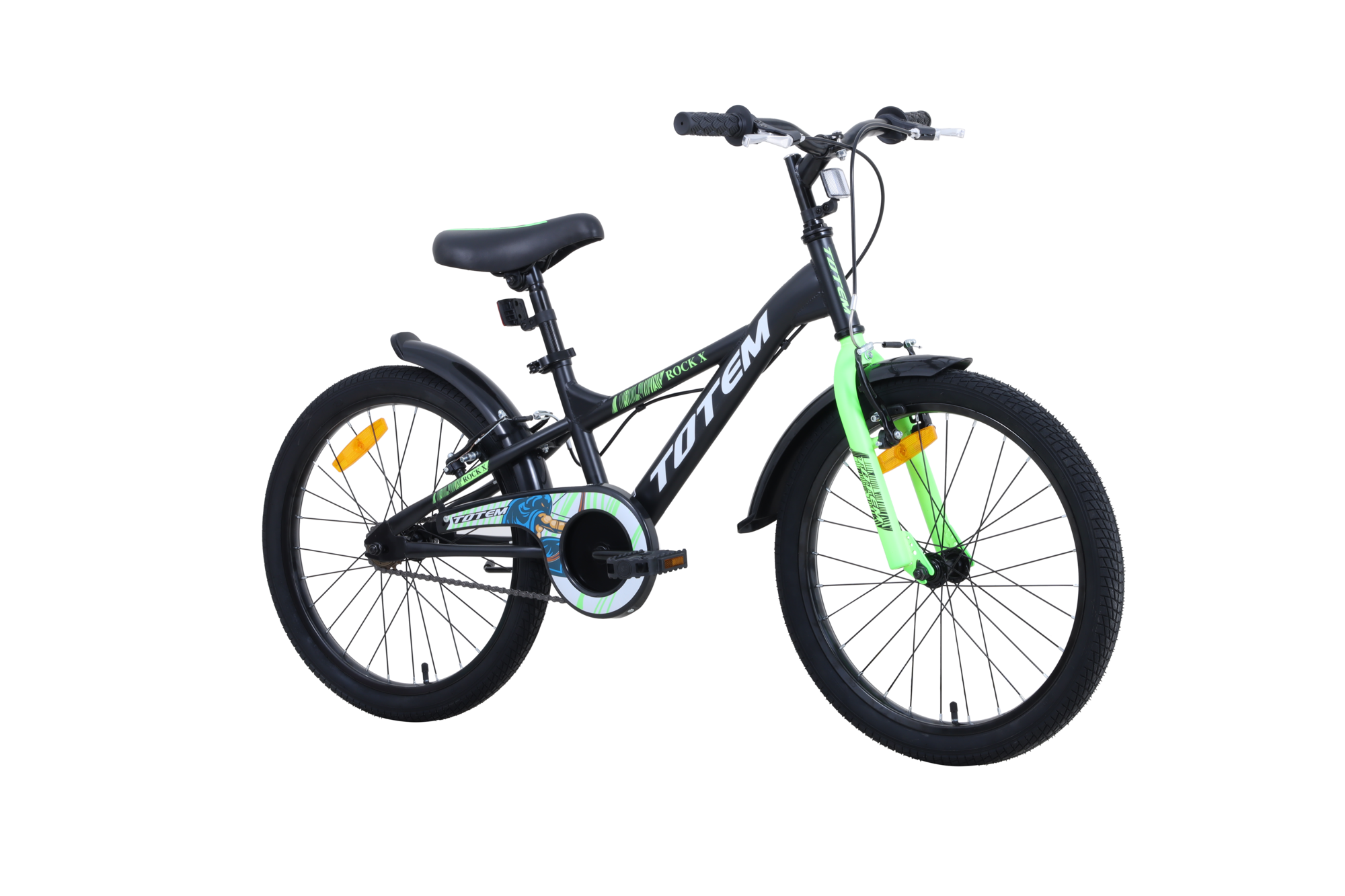 BICICLETA TOTEM INFANTIL ARO 20 ROCK-X NEGRO - 2