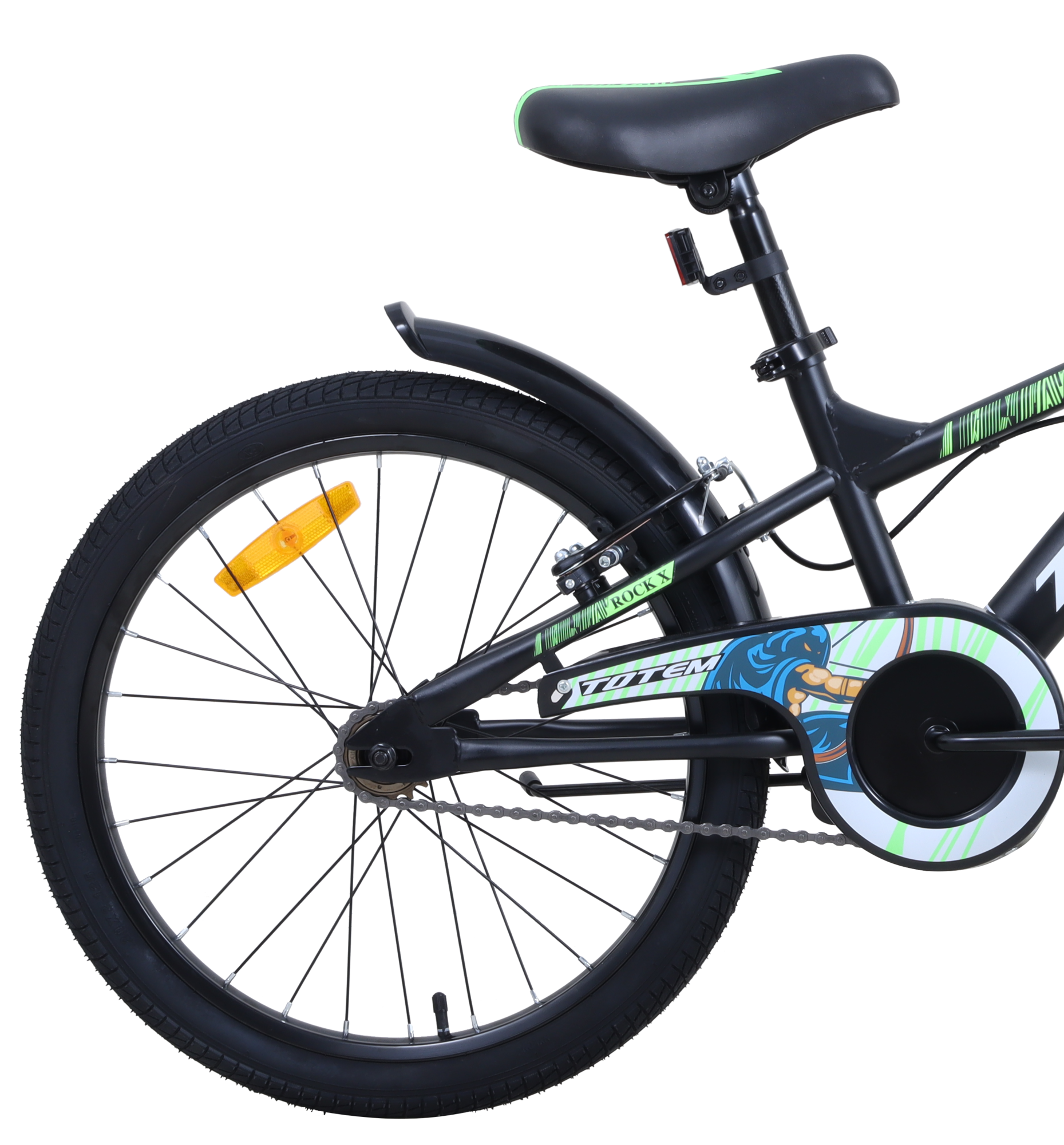 BICICLETA TOTEM INFANTIL ARO 20 ROCK-X NEGRO - 4