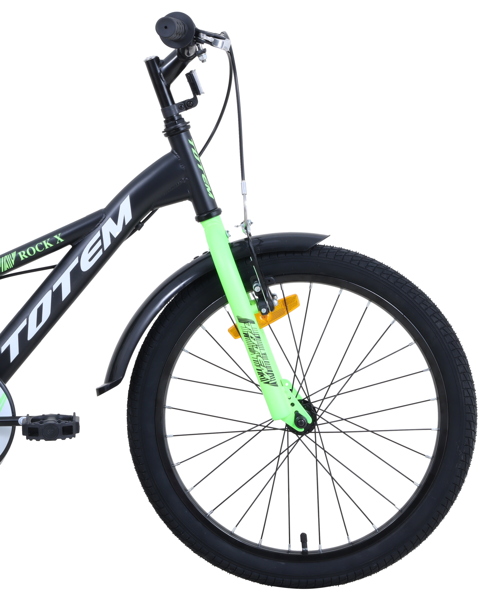 BICICLETA TOTEM INFANTIL ARO 20 ROCK-X NEGRO - 5