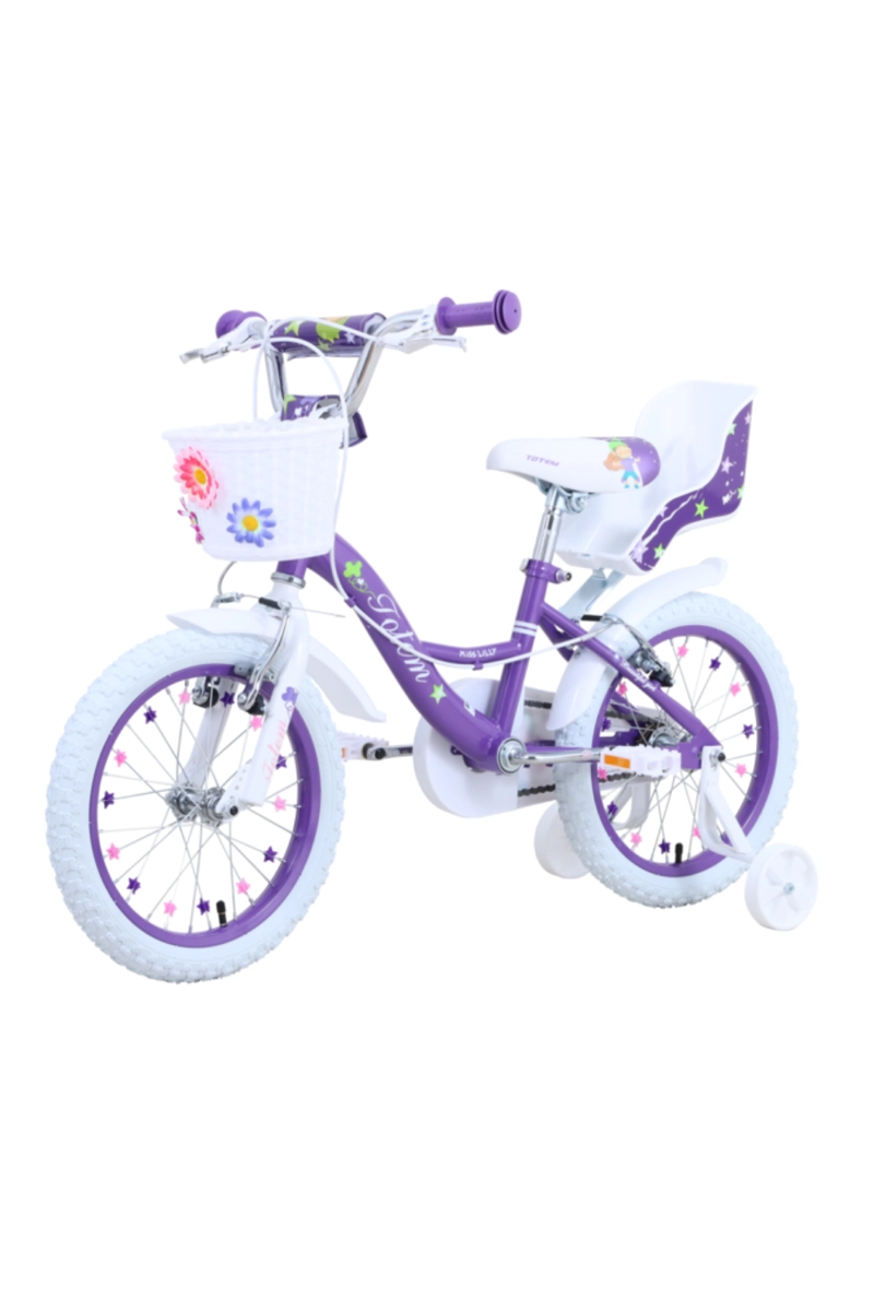 BICICLETA TOTEM INFANTIL ARO 16 MISS LILLY VIOLETA - 2