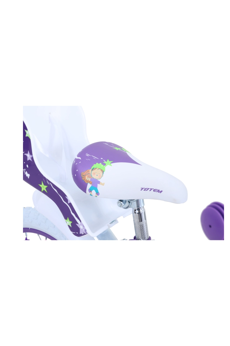BICICLETA TOTEM INFANTIL ARO 16 MISS LILLY VIOLETA - 3
