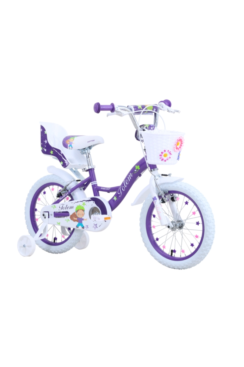 BICICLETA TOTEM INFANTIL ARO 16 MISS LILLY VIOLETA - 5