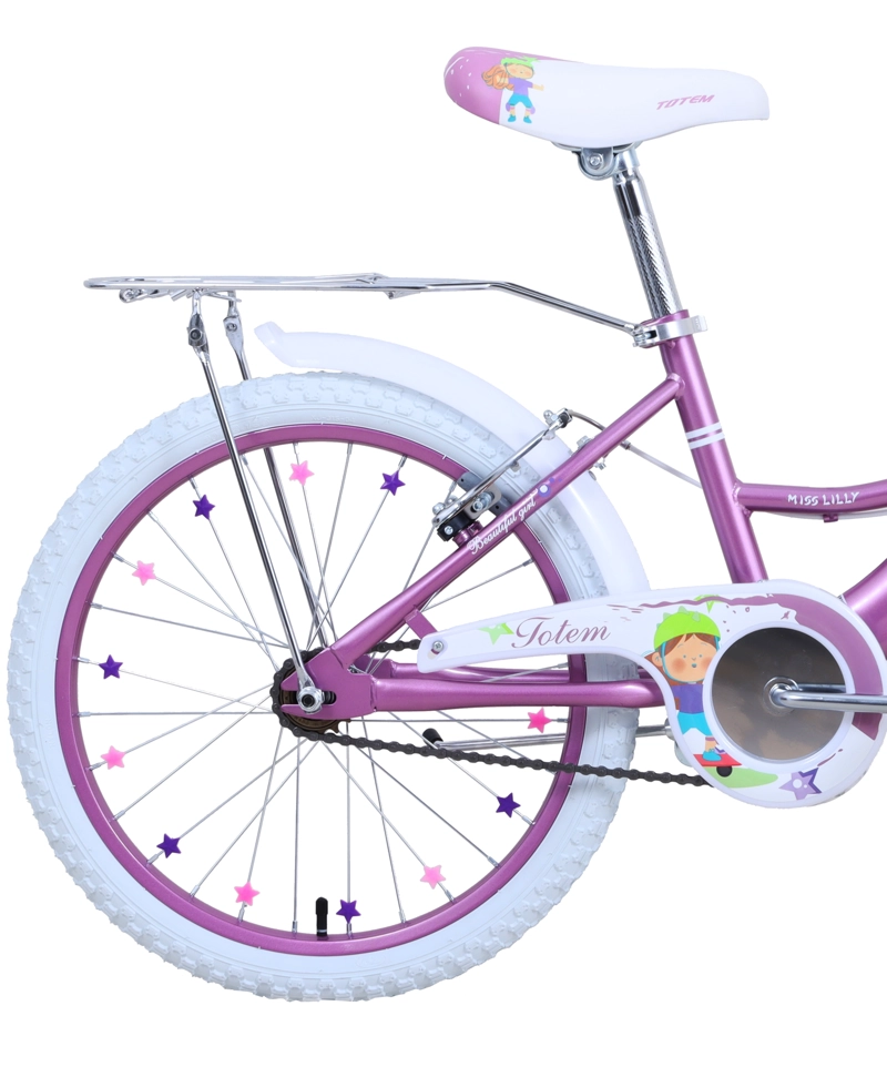 BICICLETA TOTEM INFANTIL ARO 20 MISS LILLY ROSA - 4