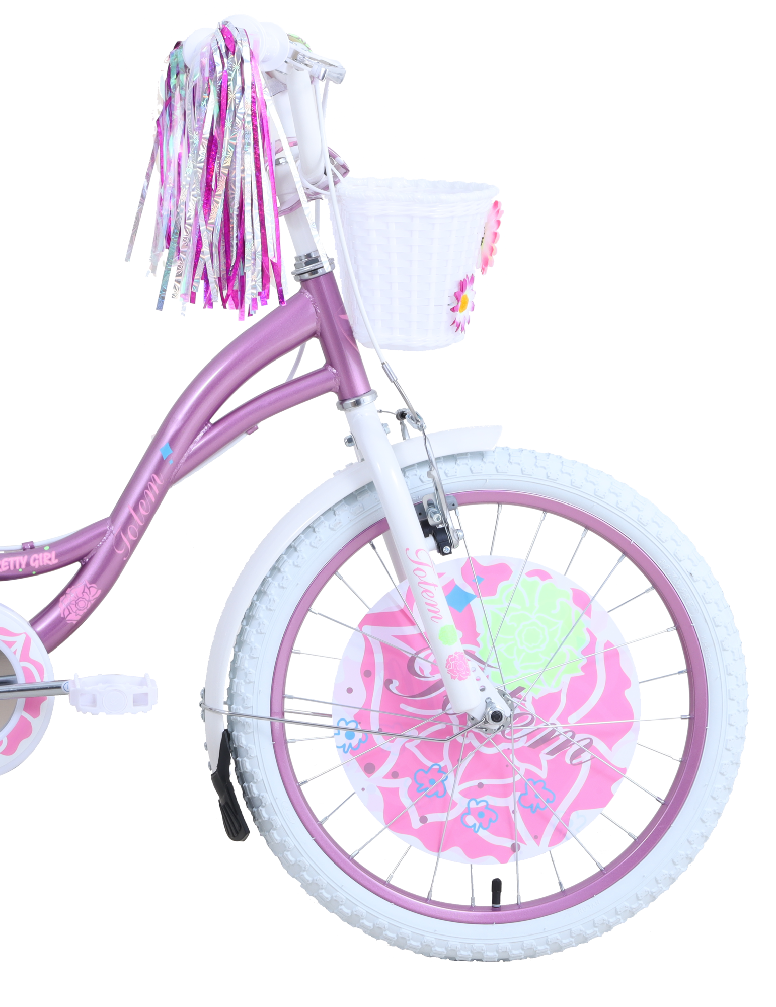 BICICLETA TOTEM INFANTIL ARO 20 PRETTY ROSADO - 5