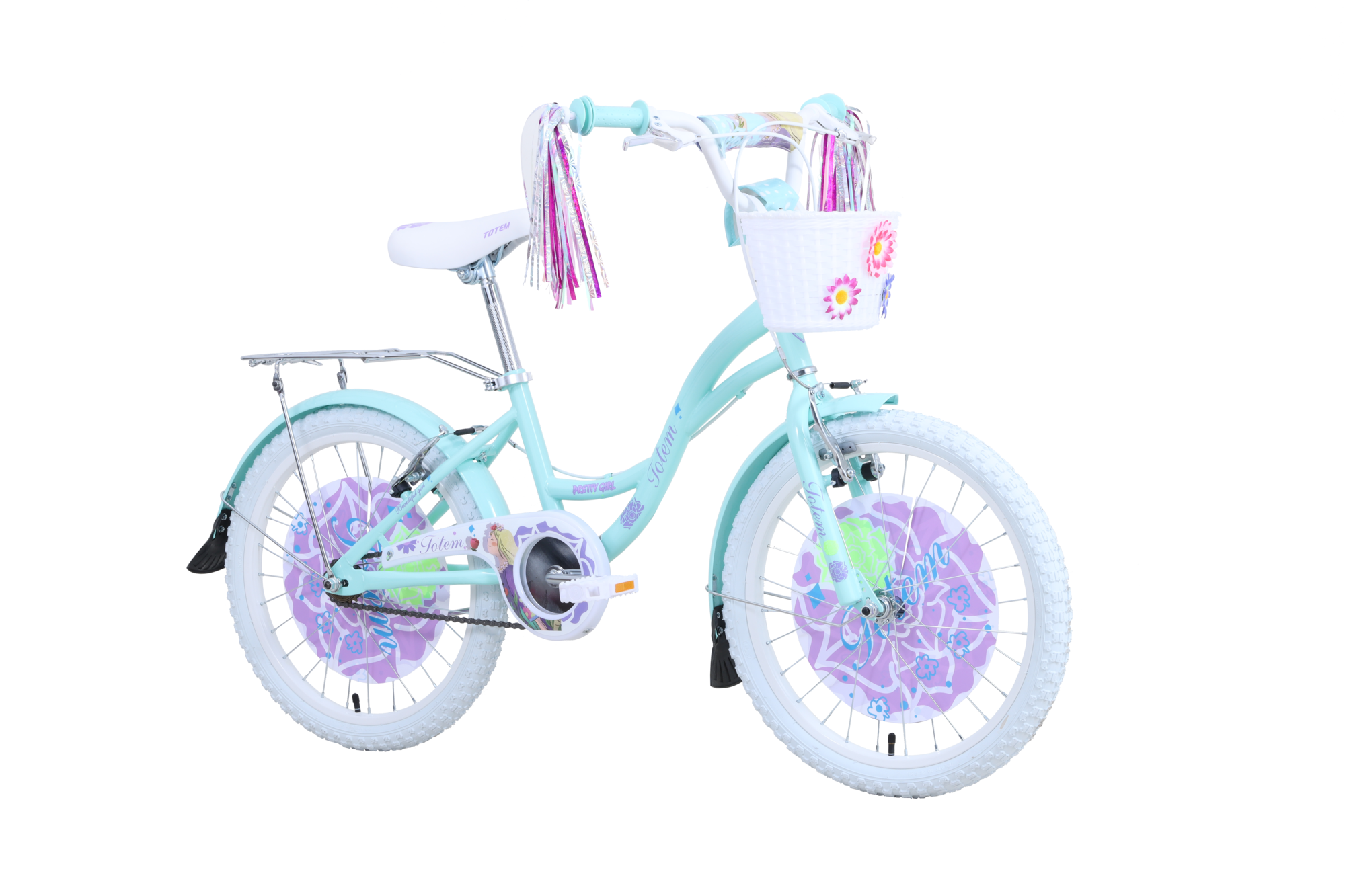 BICICLETA TOTEM INFANTIL ARO 20 PRETTY VERDE CIAN - 2