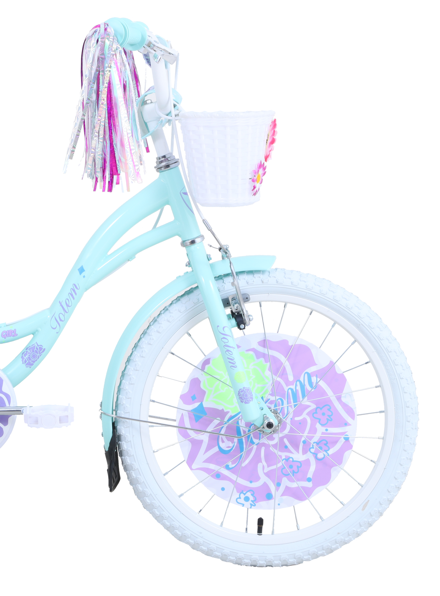 BICICLETA TOTEM INFANTIL ARO 20 PRETTY VERDE CIAN - 5