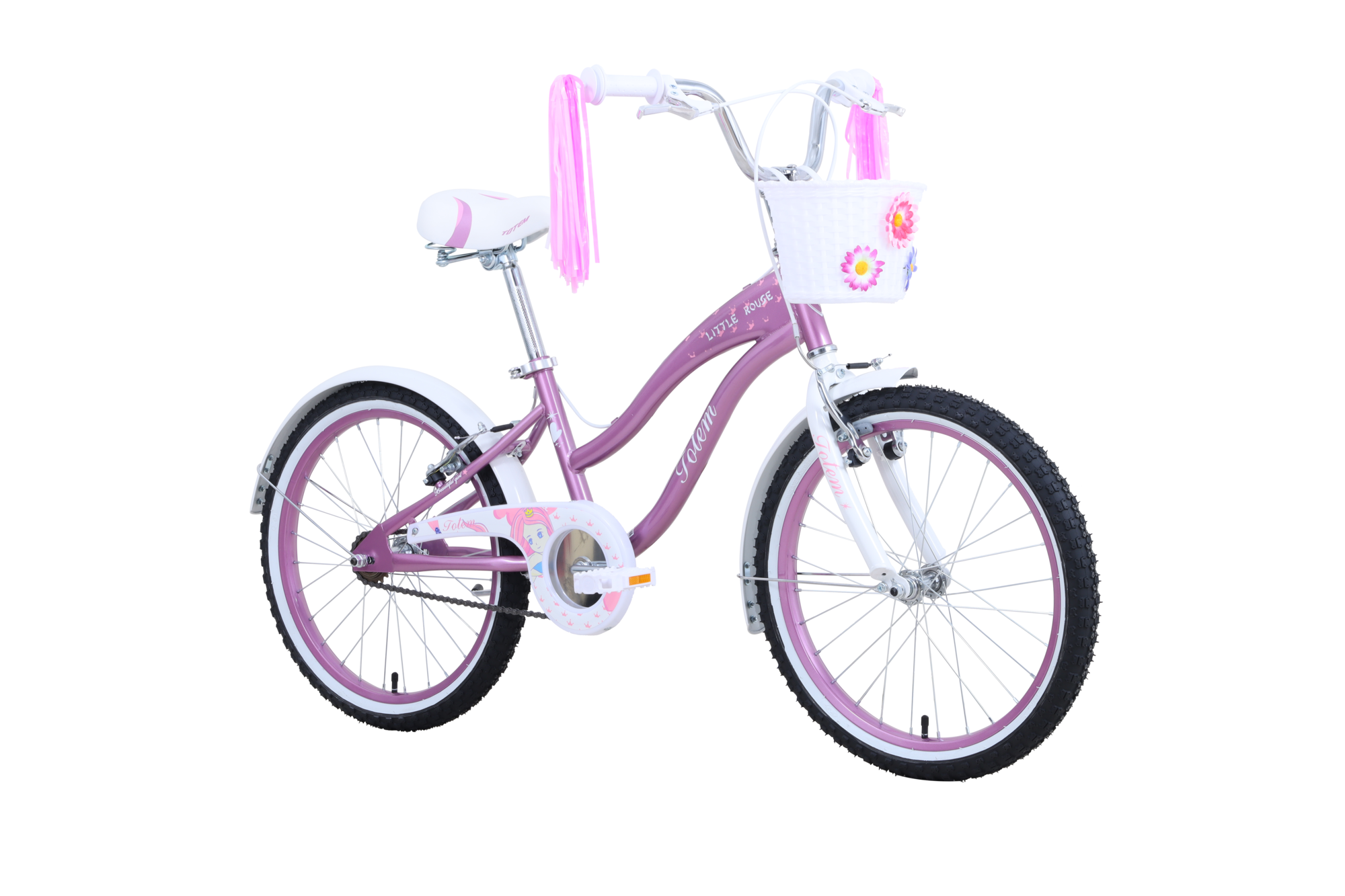 BICICLETA TOTEM INFANTIL ARO 20 LITTLE ROUSE ROSADO - 2