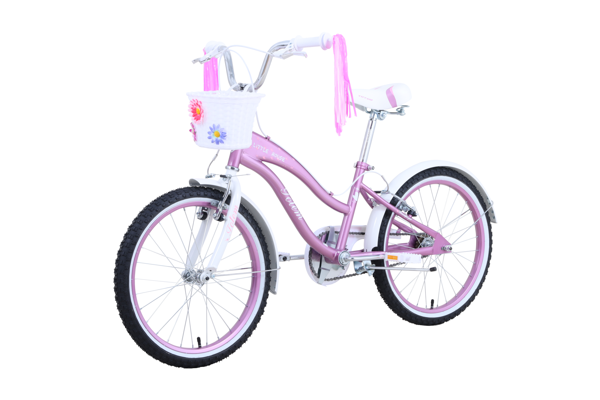 BICICLETA TOTEM INFANTIL ARO 20 LITTLE ROUSE ROSADO - 6