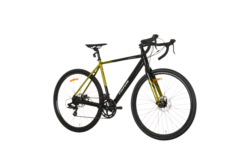 BICICLETA GRAVEL TOTEM 700*54 GRAVEL-X NEGRO VERDE - 1