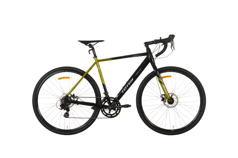 BICICLETA GRAVEL TOTEM 700*54 GRAVEL-X NEGRO VERDE - 2