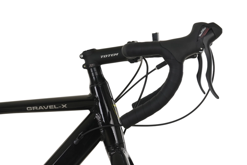 BICICLETA GRAVEL TOTEM 700*54 GRAVEL-X NEGRO VERDE - 5