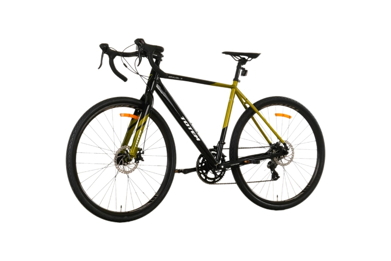 BICICLETA GRAVEL TOTEM 700*54 GRAVEL-X NEGRO VERDE - 6