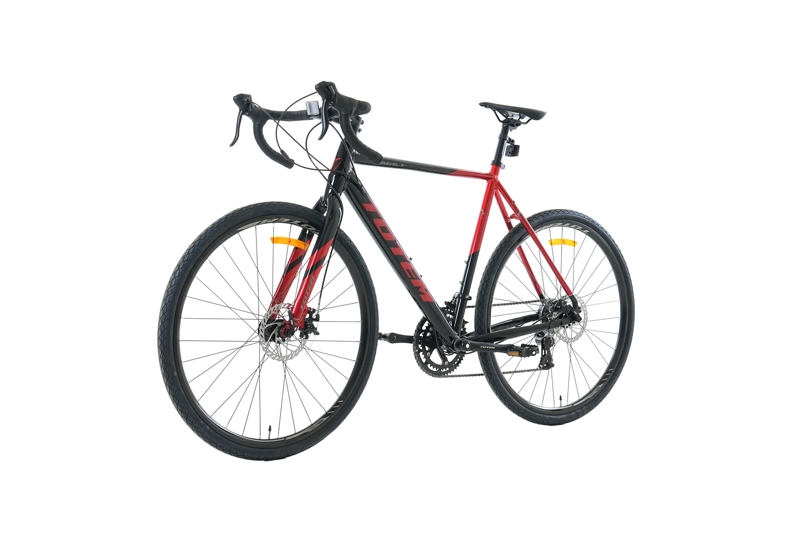 BICICLETA GRAVEL TOTEM 700*58 GRAVEL-X NEGRO ROJO - 5