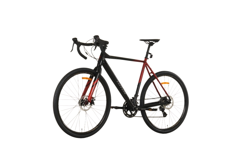 BICICLETA GRAVEL TOTEM 700*58 GRAVEL-X NEGRO ROJO - 6