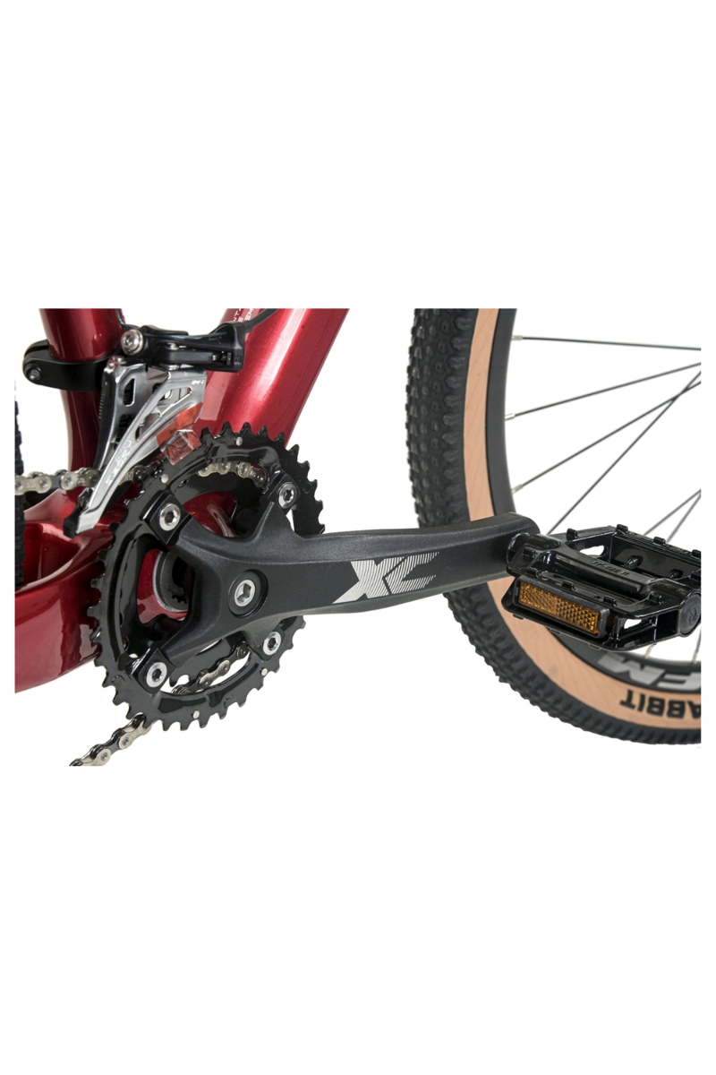 BICICLETA TOTEM MTB CARBONO PEGASUS ARO 29X16 ROJO - 5
