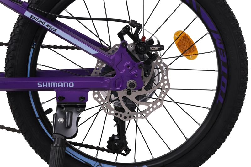 BICICLETA TOTEM MTB ARO 20 MODELO SAILING MORADO - 4