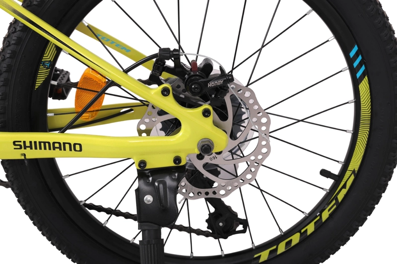 BICICLETA TOTEM MTB ARO 20 MODELO MARTIN MAGNESIO AMARILLO - 3