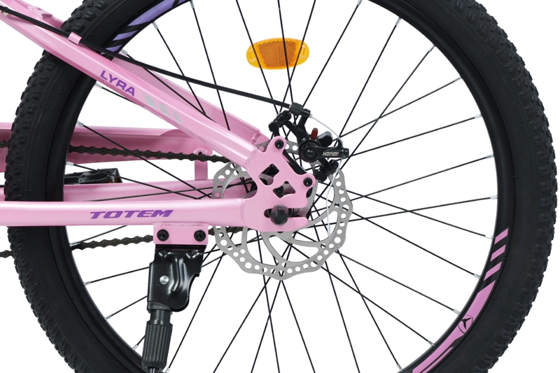 BICICLETA TOTEM MTB ARO 24 LYRA COLOR ROSADO - 3