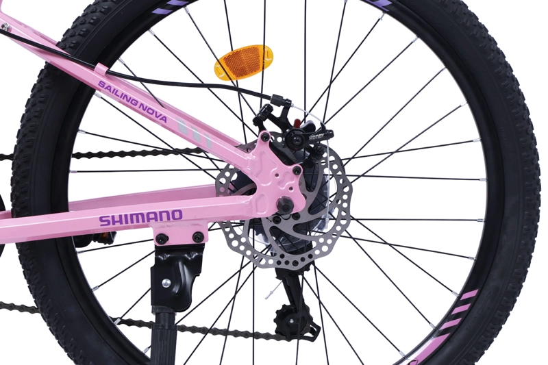 BICICLETA TOTEM MTB ARO 24 SAILING NOVA  COLOR ROSADO - 4