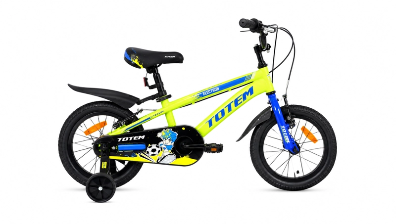 BICICLETA TOTEM INFANTIL  ARO 16 ELECTRON COLOR AMARILLO - 1