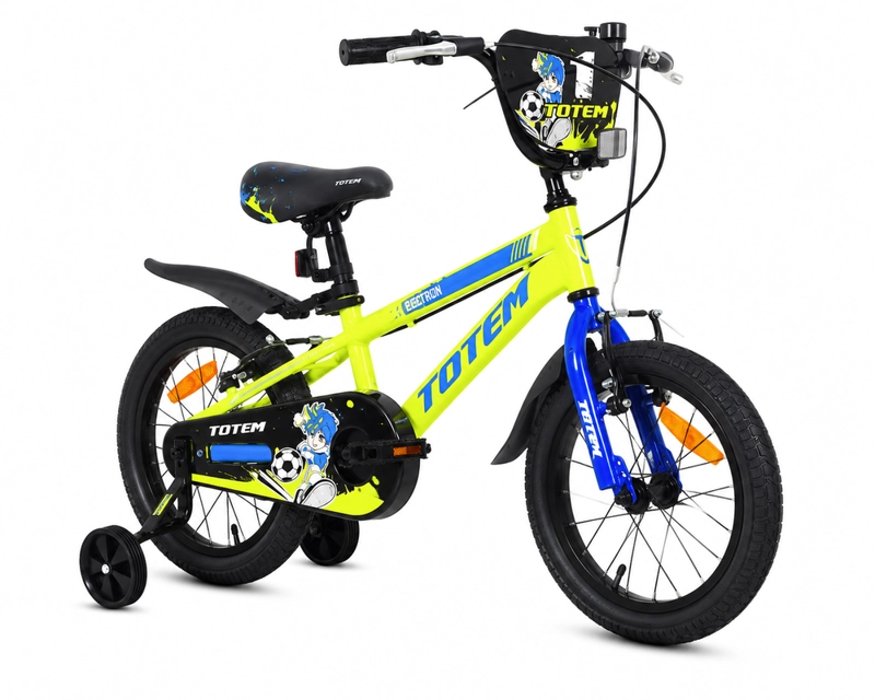 BICICLETA TOTEM INFANTIL  ARO 16 ELECTRON COLOR AMARILLO - 2