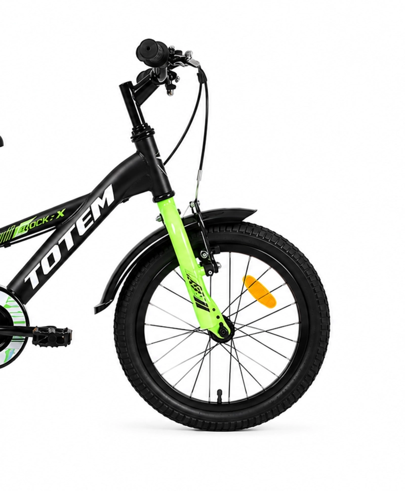 BICICLETA TOTEM INFANTIL ARO 16 ROCK-X COLOR NEGRO - 4