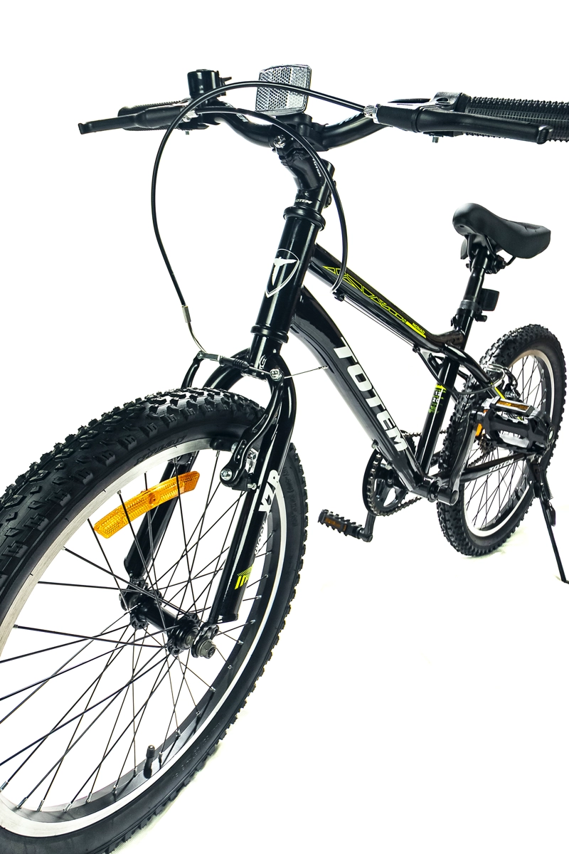 BICICLETA TOTEM MTB ARO 20 NOMAD COLOR NEGRO - 6