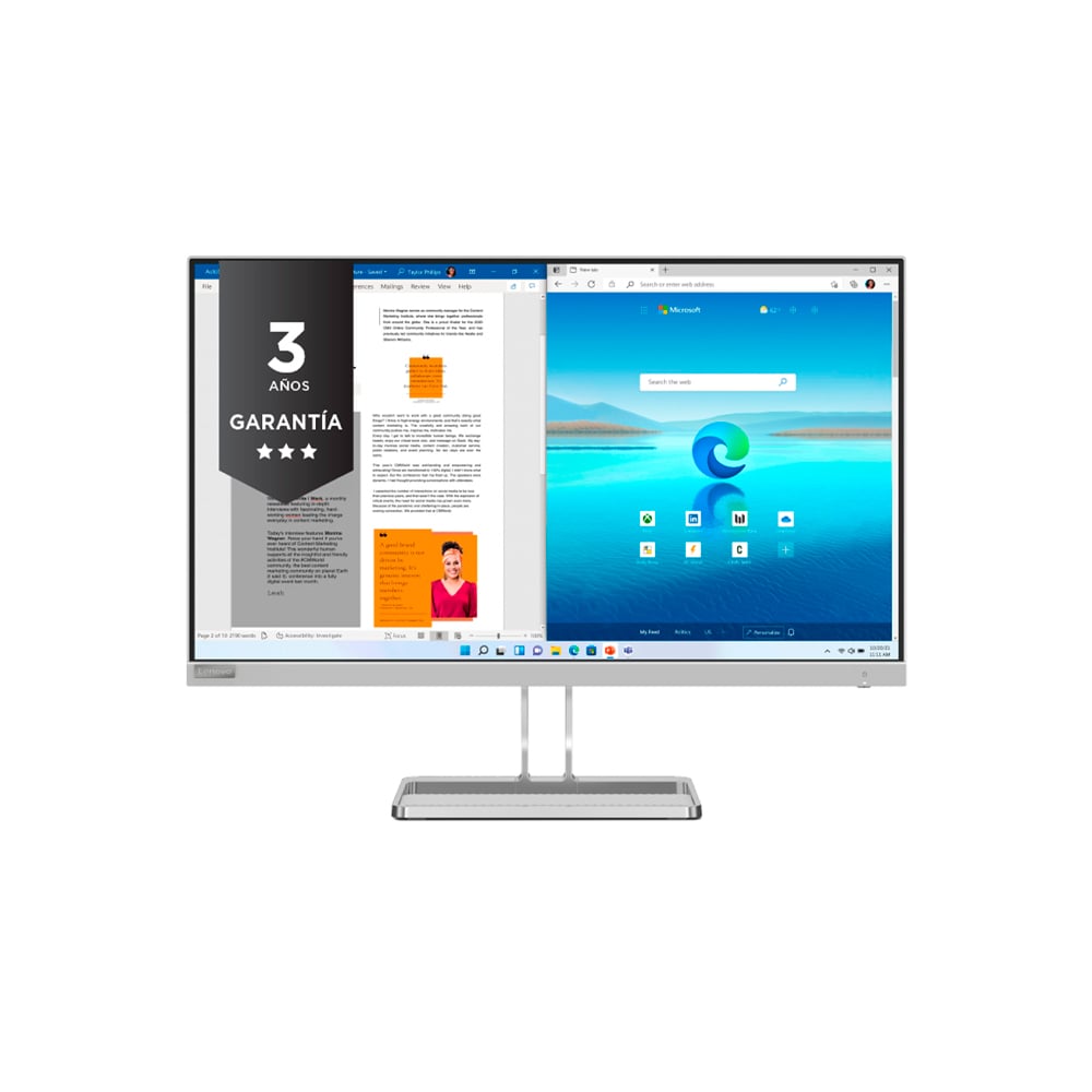 MONITOR LENOVO L27I-40 27' FULL HD IPS 100HZ 4MS ALTAVOCES INTEGRADOS - 1