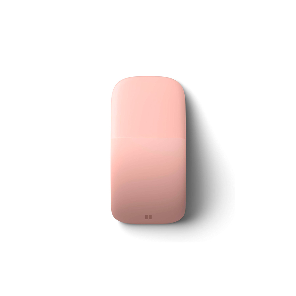 MOUSE INALAMBRICO MICROSOFT ARC DISEÑO PLEGABLE Y ERGONOMICO CONEXION BLUETOOTH COLOR ROSADO SUAVE - 2