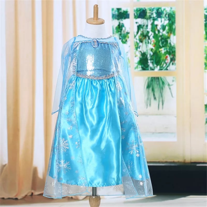 DISFRAZ DE ELSA DE FROZEN PARA NIÑAS - 2