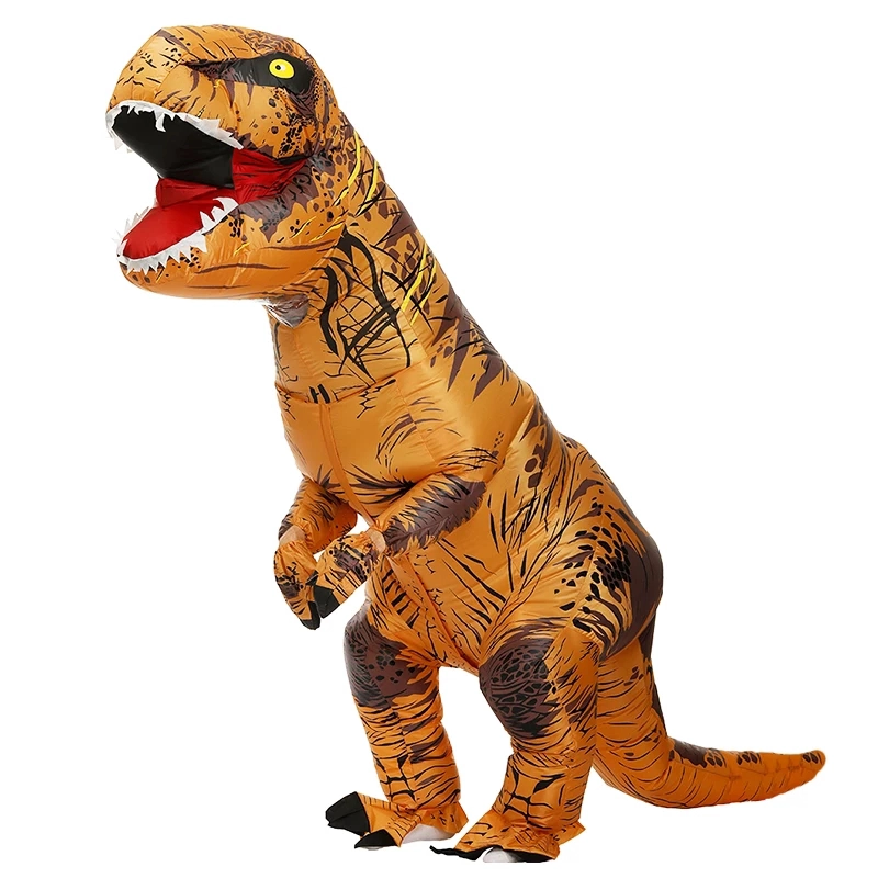 DISFRAZ INFLABLE DE DINOSAURIO PARA ADULTOS - 1