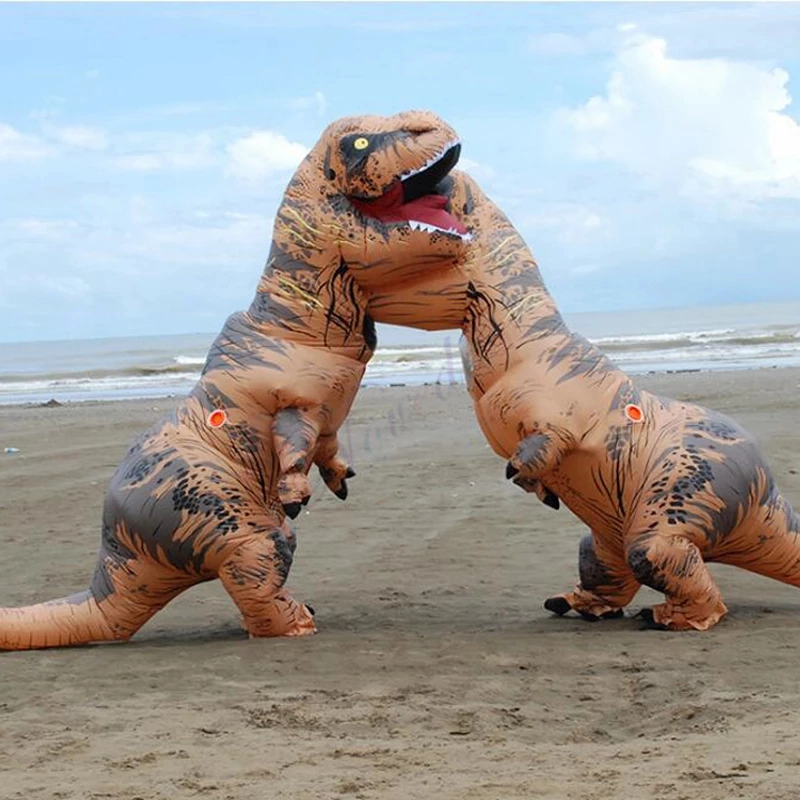 DISFRAZ INFLABLE DE DINOSAURIO PARA ADULTOS - 2
