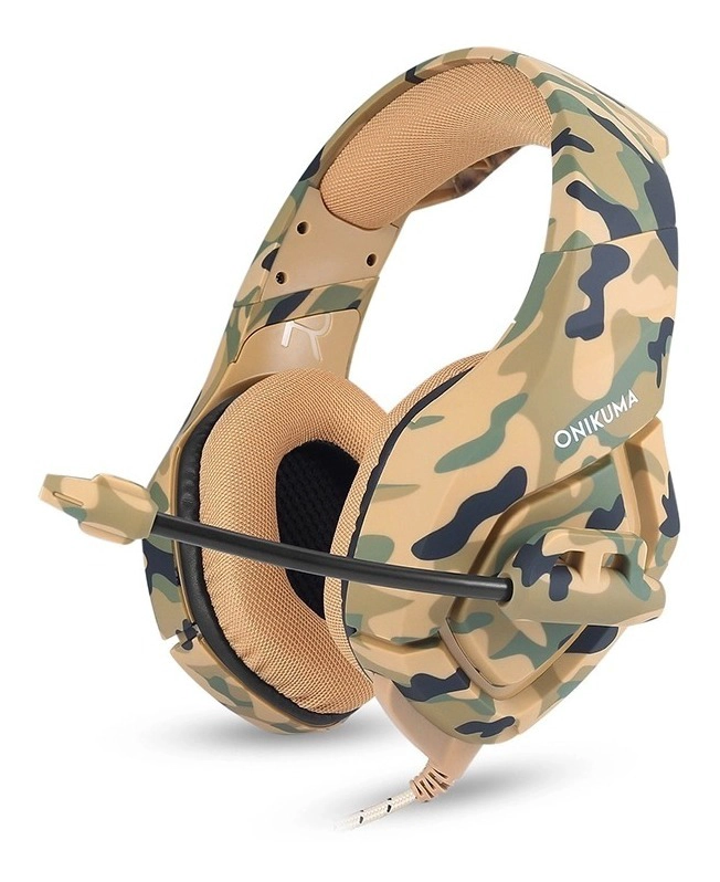 AUDÍFONOS GAMER ONIKUMA HEADSET K1B GAMERS TELEFONO,PS4 GRIS - 1
