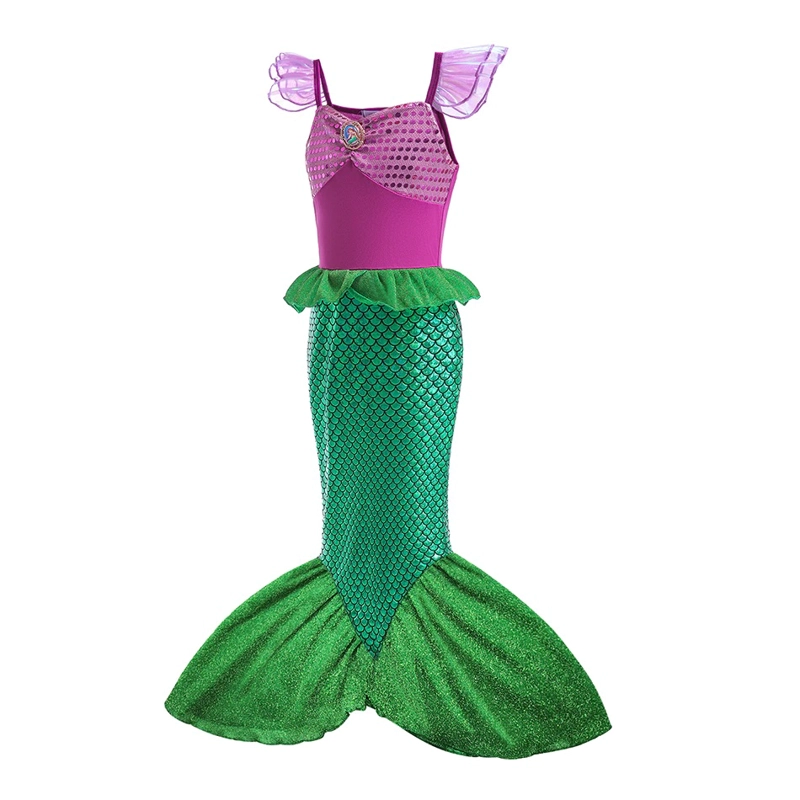 DISFRAZ PRINCESAS SIRENITA ARIEL PARA NIÑA DISNEY - 1