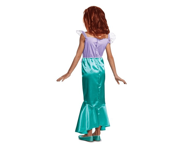 DISFRAZ PRINCESAS SIRENITA ARIEL PARA NIÑA DISNEY - 2