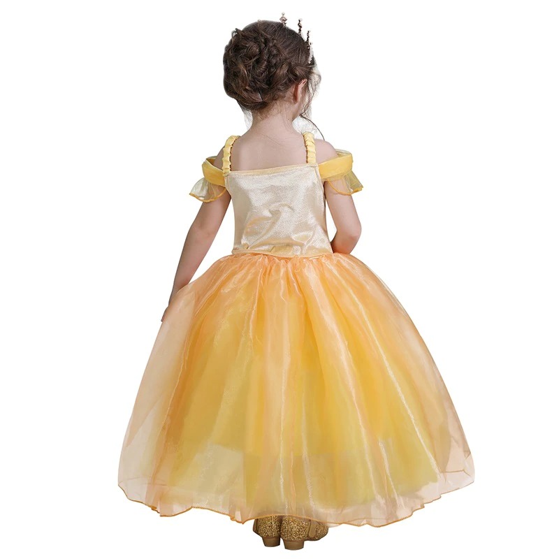 DISFRAZ PRINCESAS BELLA NIÑA DISNEY LA BELLA Y LA BESTIA - 3
