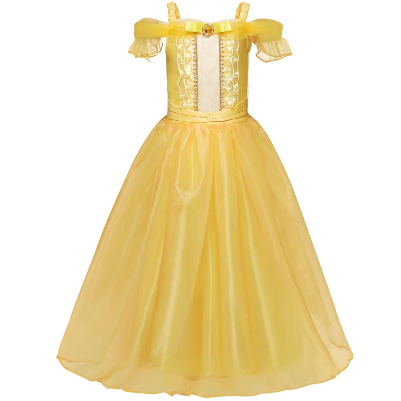 DISFRAZ PRINCESAS BELLA NIÑA DISNEY LA BELLA Y LA BESTIA - 5