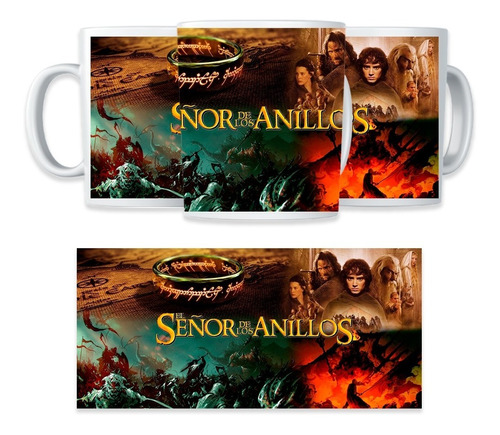 TAZA MÁGICA EL SEÑOR DE LOS ANILLOS - 4