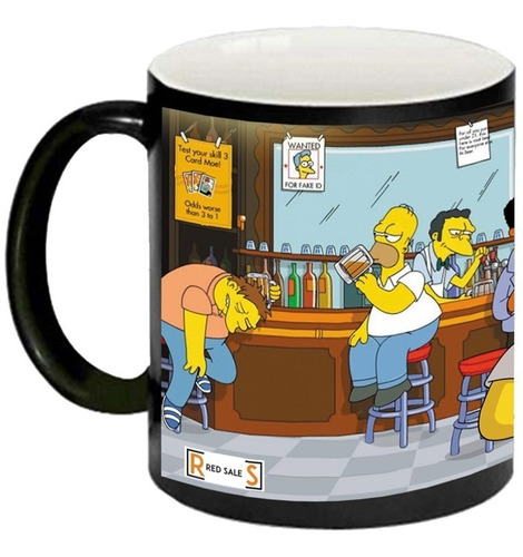 TAZA MÁGICA HOMERO BORRACHO - 2