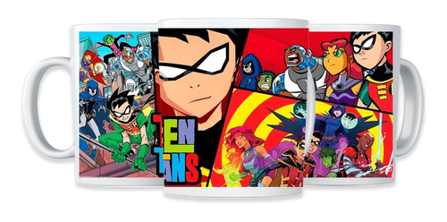 TAZA MÁGICA TEEN TITANS - 3