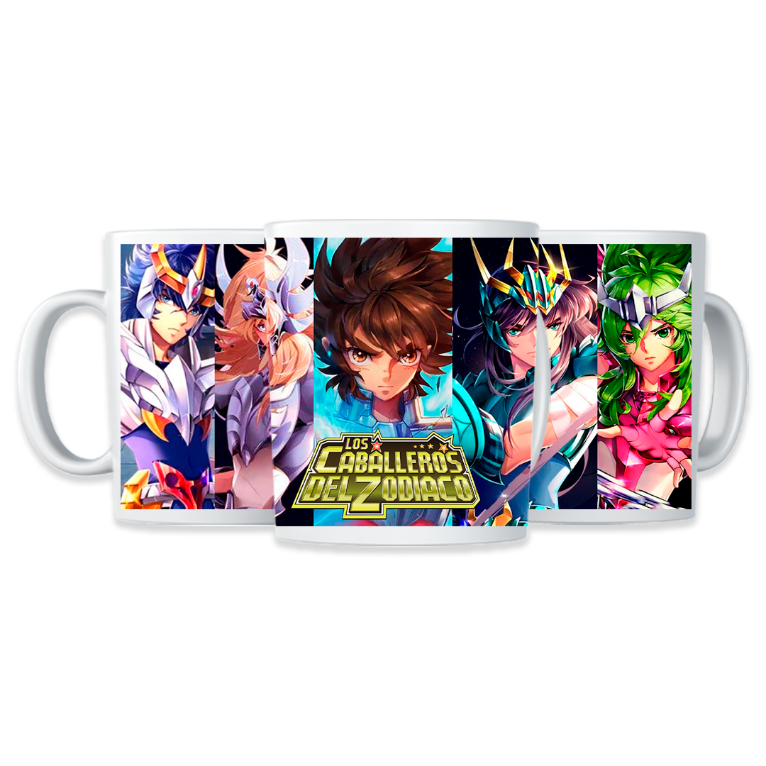 TAZA MÁGICA CABALLEROS DEL ZODIACO DE BRONCE - 3
