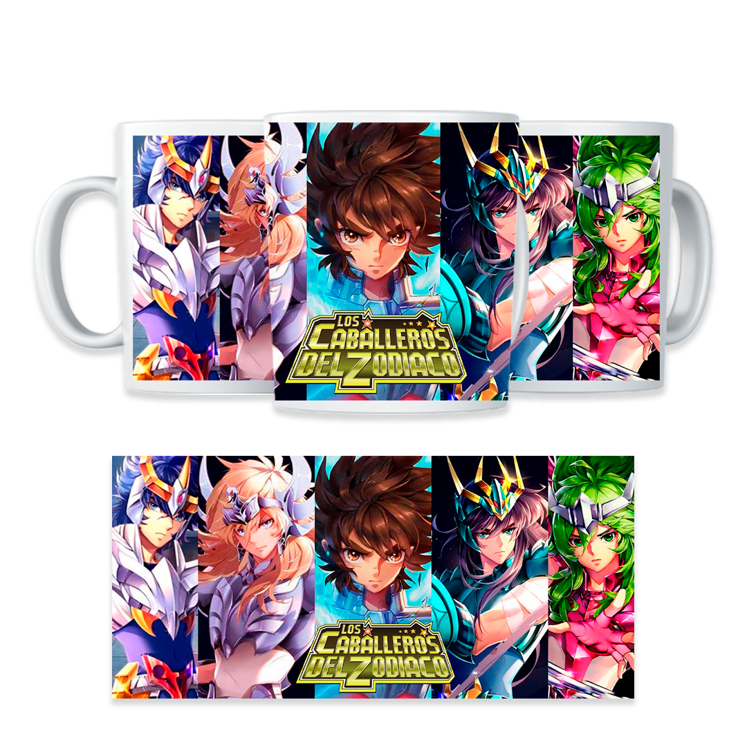 TAZA MÁGICA CABALLEROS DEL ZODIACO DE BRONCE - 4