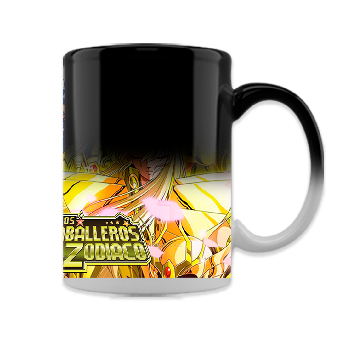 TAZA MÁGICA CABALLEROS DEL ZODIACO DORADOS - 2