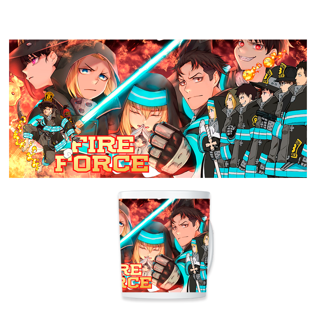 TAZA MÁGICA FIRE FORCE - 3