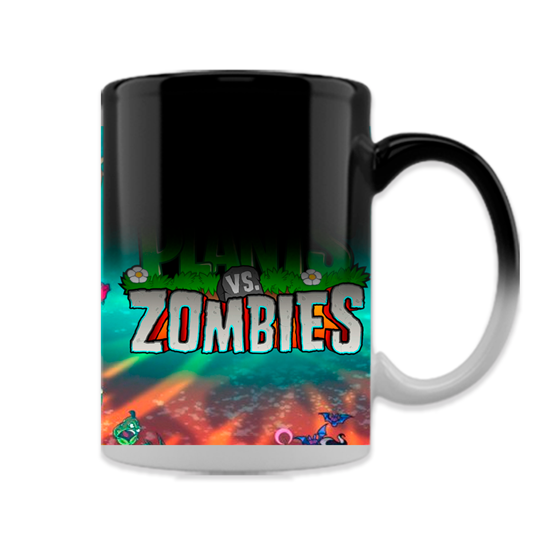 TAZA MÁGICA PLANTAS VS ZOMBIES - 1