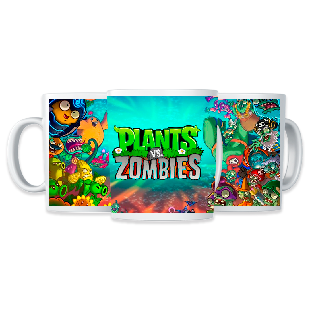 TAZA MÁGICA PLANTAS VS ZOMBIES - 4